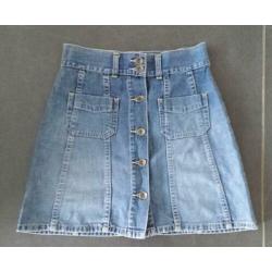 PEPE Jeans blauwe spijkerrok maat 27 - XS