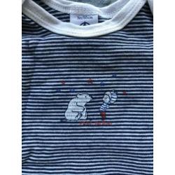 3 setjes Petit Bateau rompers voor tweeling
