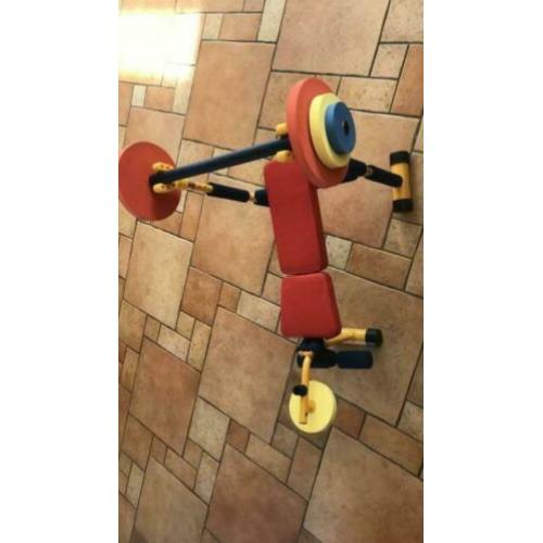 Nieuwe drukbank halterbank kinderen fitness