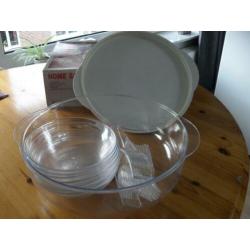 21 delige salade set.