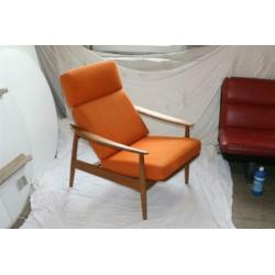Vintage Arne Vodder FD 164 Fauteuil France & Son Teak