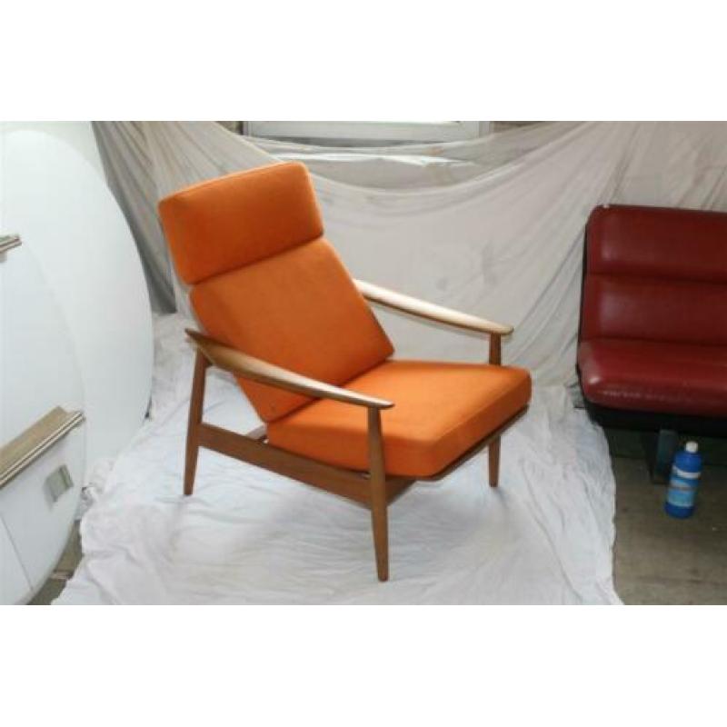 Vintage Arne Vodder FD 164 Fauteuil France & Son Teak