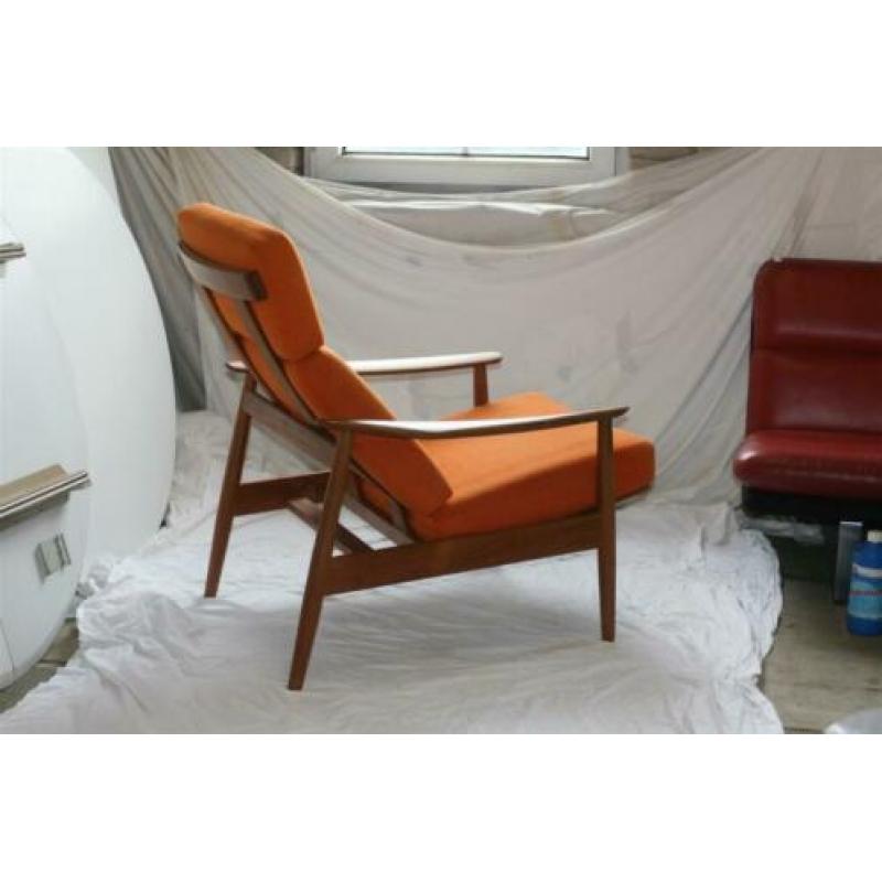 Vintage Arne Vodder FD 164 Fauteuil France & Son Teak