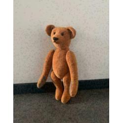Teddybeer beer met schijven beweegbaar bruin zacht klassiek