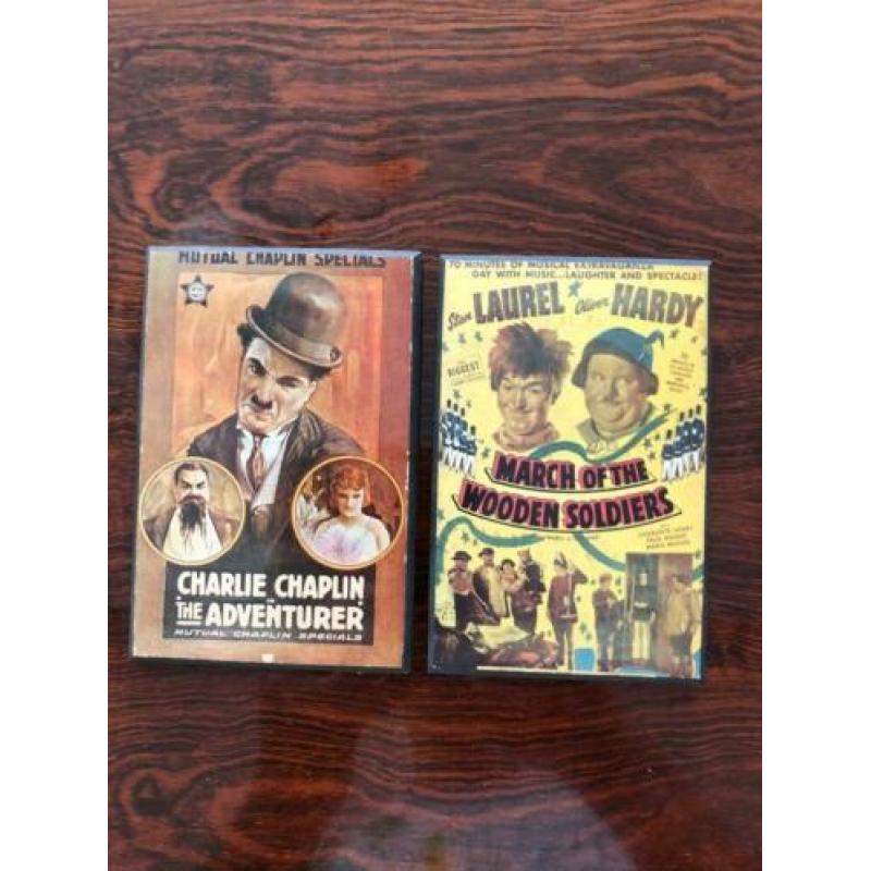 Laurel en Hardy, Charlie Chaplin zeldzame prints, schilderij