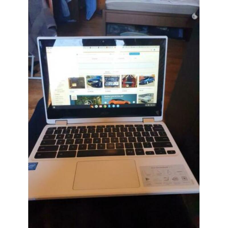 Acer Chromebook, 360 graden draaibaar met touchscreen.