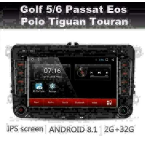 VW Polo Bluemotion navigatie android 8.1 wifi dab+ rns510