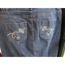 mj/ SETTERLADY rok/rokje/ jeans/spijkerrokje/40 STRETCH