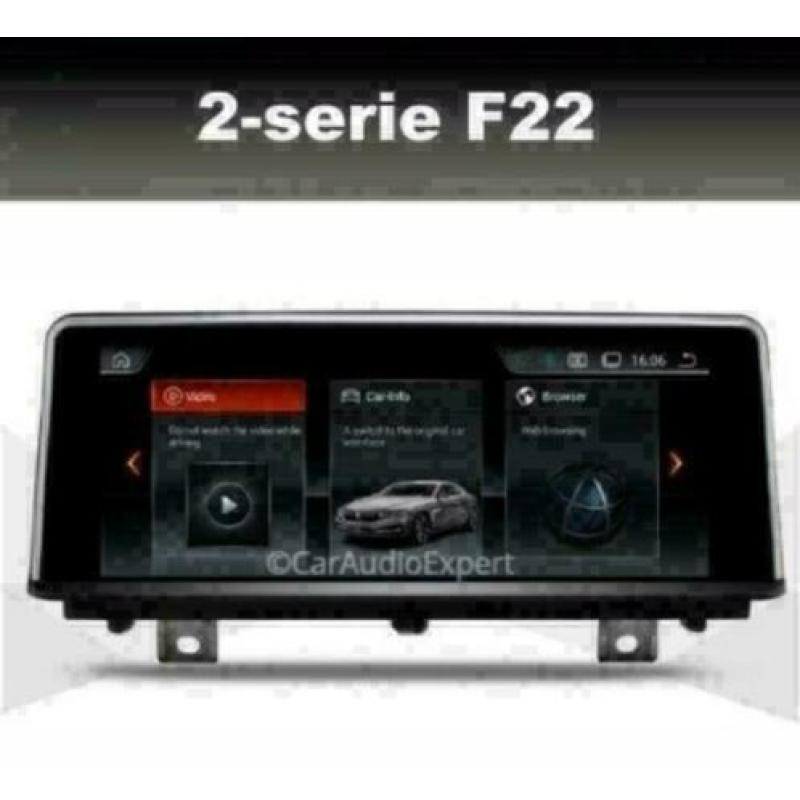 BMW 2serie F22 navigatie android 9.0 iDrive 8.8inch wifi dab