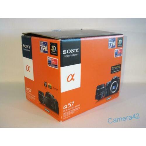 Sony SLT-A57 A57 - zeer netjes en weinig clicks!