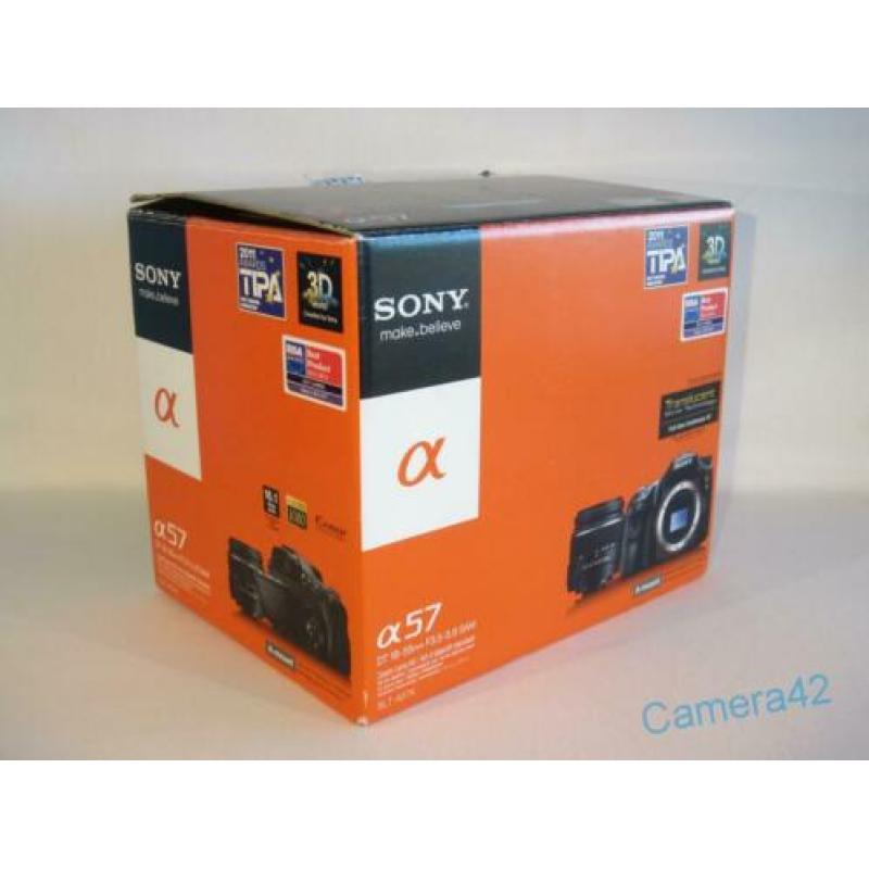 Sony SLT-A57 A57 - zeer netjes en weinig clicks!