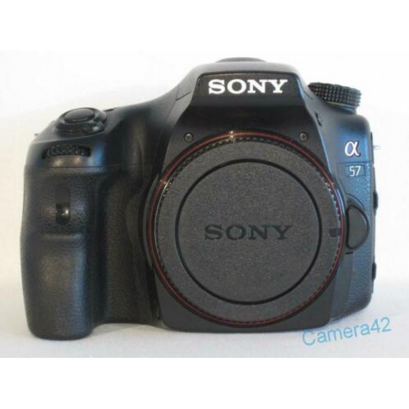 Sony SLT-A57 A57 - zeer netjes en weinig clicks!