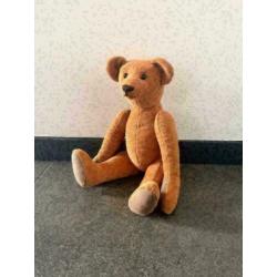 Teddybeer beer met schijven beweegbaar bruin zacht klassiek