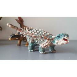 Grote set Schleich dinosaurussen met een Tyrannosaurus Rex