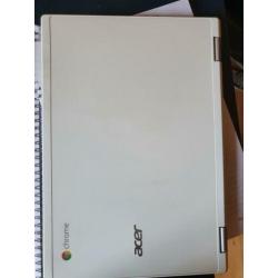 Acer Chromebook, 360 graden draaibaar met touchscreen.