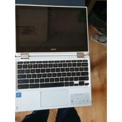 Acer Chromebook, 360 graden draaibaar met touchscreen.