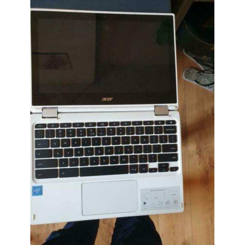 Acer Chromebook, 360 graden draaibaar met touchscreen.