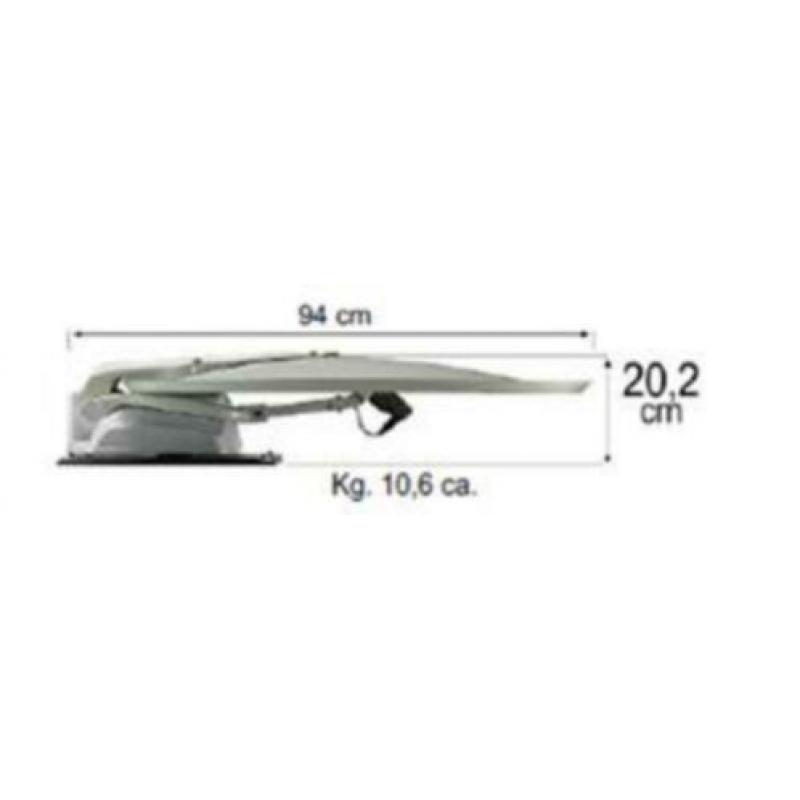 Teleco Telesat 85cm, vol automatische schotel antenne