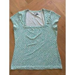 ?? King Louie shirt met visjes met prachtige halslijn