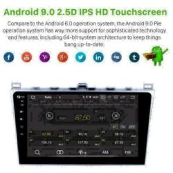 Mazda 6 radio navigatie android 9.0 wifi dab+ carkit 10,1''