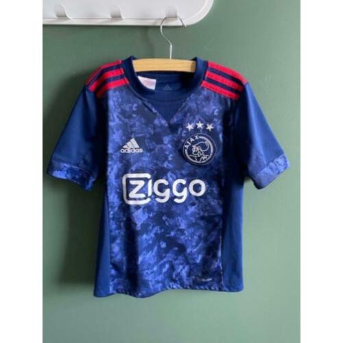 Ajax Voetbaltshirt Uit Seizoen 17-18 Adidas Blauw Maat 128