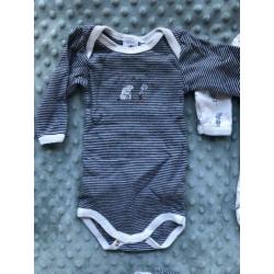 3 setjes Petit Bateau rompers voor tweeling
