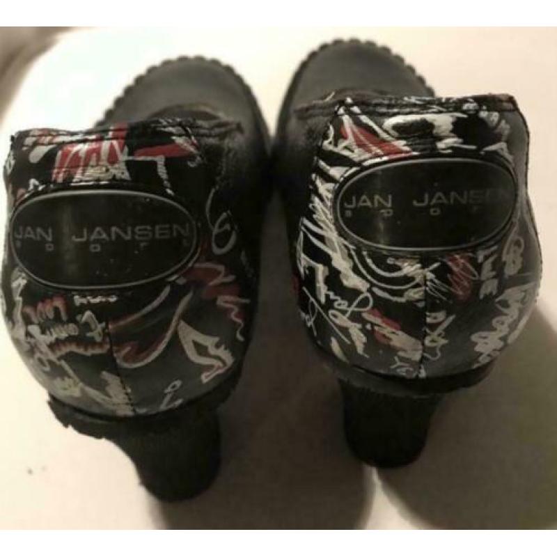 JAN JANSEN SPORT zwarte pumps maat 39 izgst