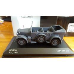 WB257, Horch 901, donkergrijs, 1:43, WhiteBox Oplage 1000 st