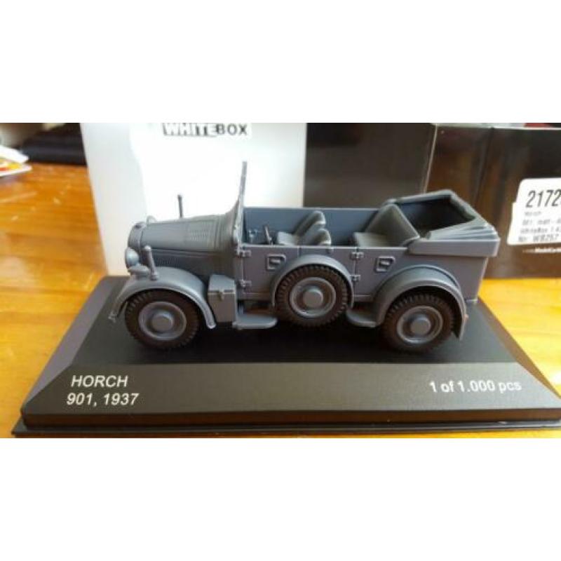 WB257, Horch 901, donkergrijs, 1:43, WhiteBox Oplage 1000 st