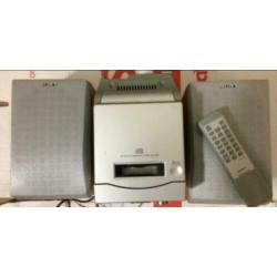 Sony mini stereo set cd/cassette/radio/speakers/afstand.bd