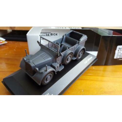 WB257, Horch 901, donkergrijs, 1:43, WhiteBox Oplage 1000 st