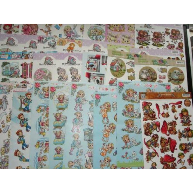 40 stuks mooie knipvellen van Yvonne Creations