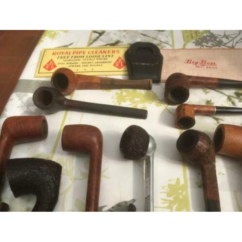 18 diverse pijpen