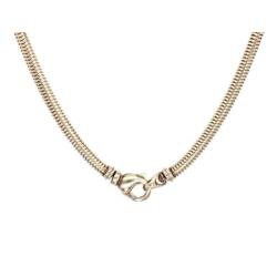Gouden Collier met Slangen Schakel 14 Krt / 51 cm