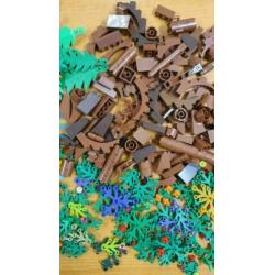 Grote partij lego modulaire bomen struiken bladeren