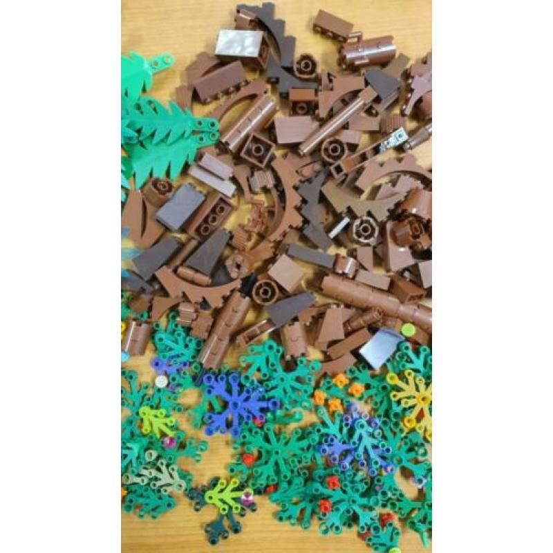 Grote partij lego modulaire bomen struiken bladeren