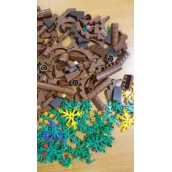 Grote partij lego modulaire bomen struiken bladeren
