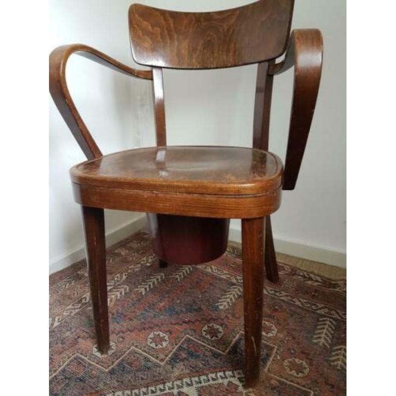 Lekker zittende vintage (po)stoel