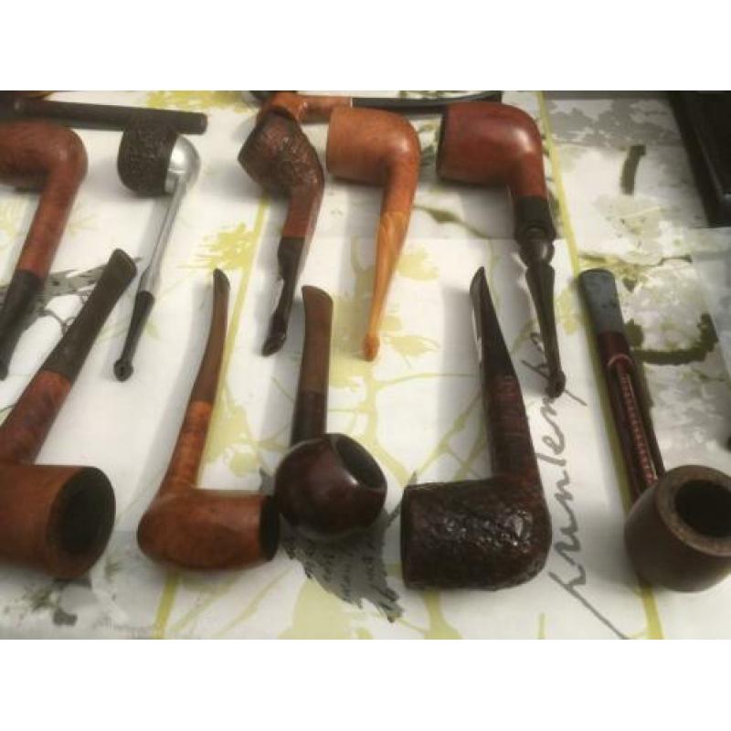 18 diverse pijpen