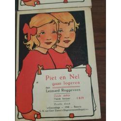 Piet en Nel kinderboeken oud.