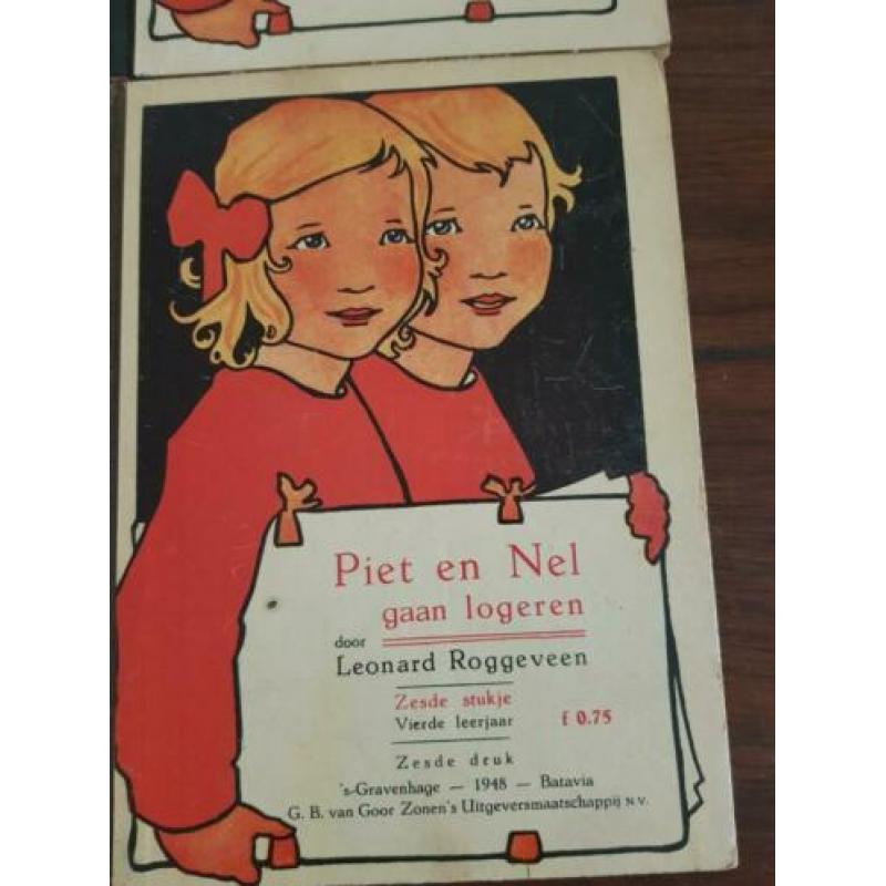 Piet en Nel kinderboeken oud.