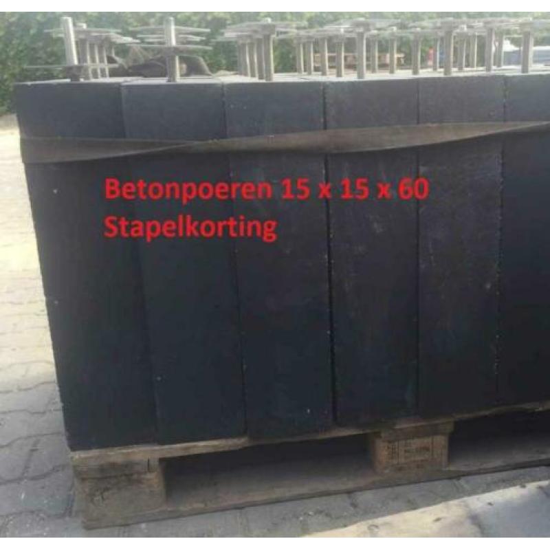 Betonpoer voor Schuur, Blokhutten, Hekken & Schuttingen