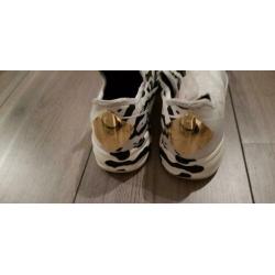 Hippe witte reebok sneakers met luipaardprint maat 37