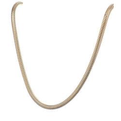 Gouden Collier met Slangen Schakel 14 Krt / 51 cm
