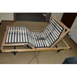 Elektrische lattenbodem 90 x 200 inclusief afneembare poten