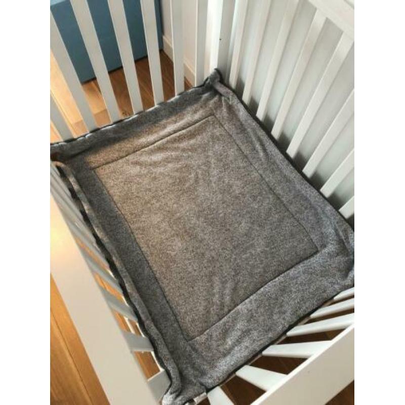 Jollein boxkleed 80x100cm Stonewashed knit grey