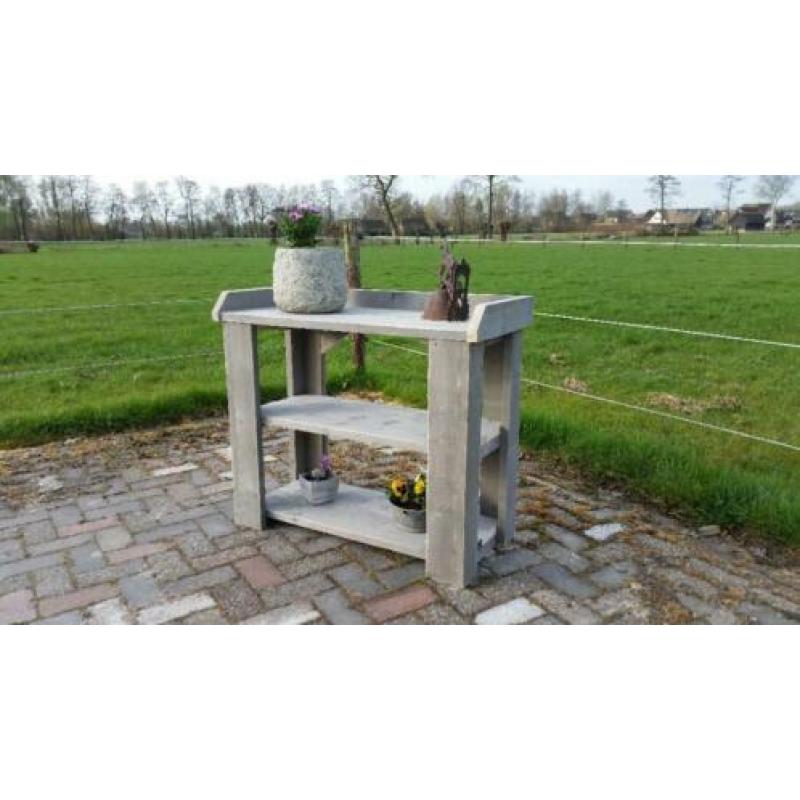oppottafel van steigerhout