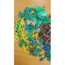 Grote partij lego modulaire bomen struiken bladeren