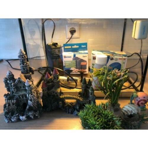 aquarium 35 cm bij 35 cm (incl deksel)