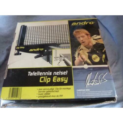 Andro tafeltennis netset Clip Easy